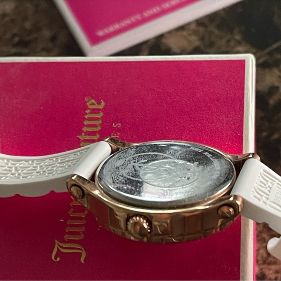 Juicy Couture Watch white strap / rose gold face/ multi color - Picture 5 of 6
